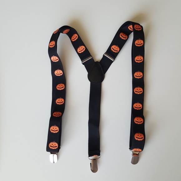 Baby / Toddler Pumpkin Print Suspenders - Picture 7 of 8